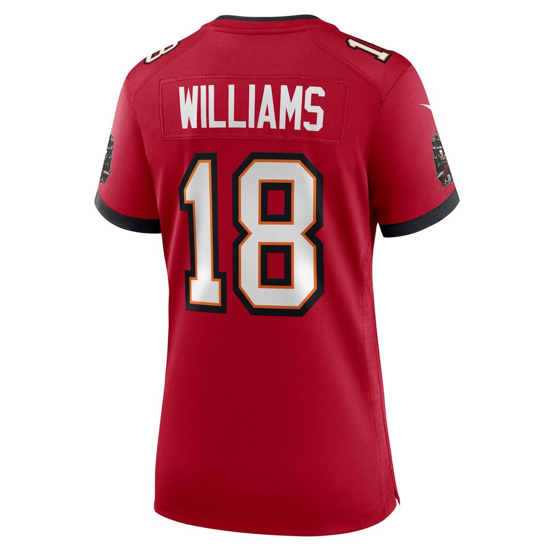 Josh Williams Tampa Bay Buccaneers Nike Women's Team Game Jersey - Red Official NFL Team Apparel Football Fan Gear