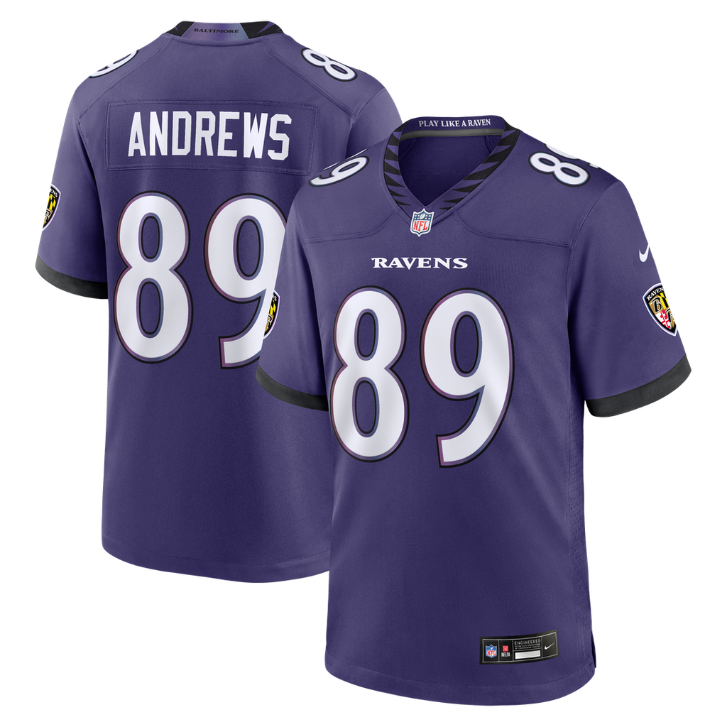 Mark Andrews Baltimore Ravens Nike Team Game Jersey - Purple Official NFL Team Apparel Football Fan Gear