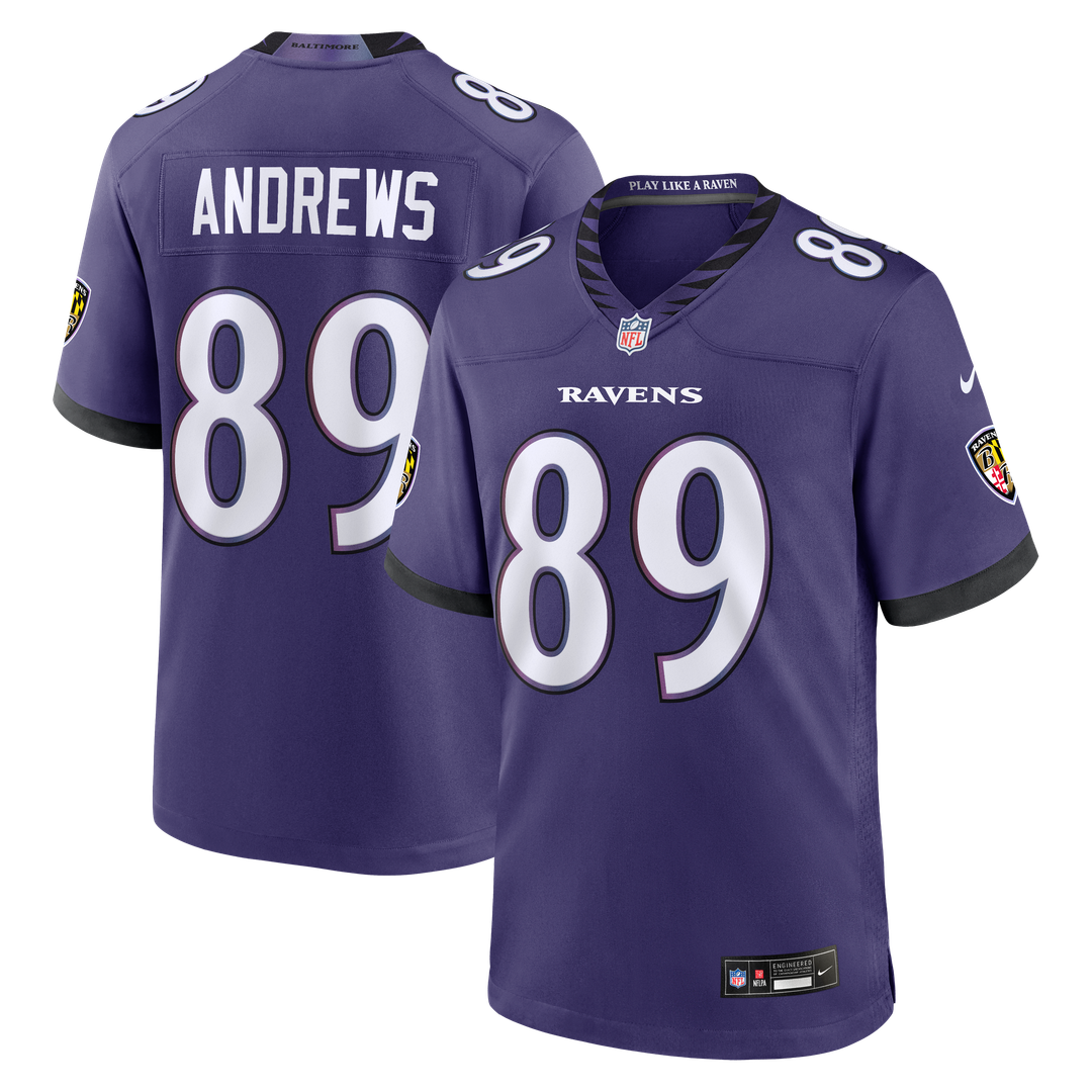 Mark Andrews Baltimore Ravens Nike Alternate Game Jersey - Black Official NFL Team Apparel Football Fan Gear