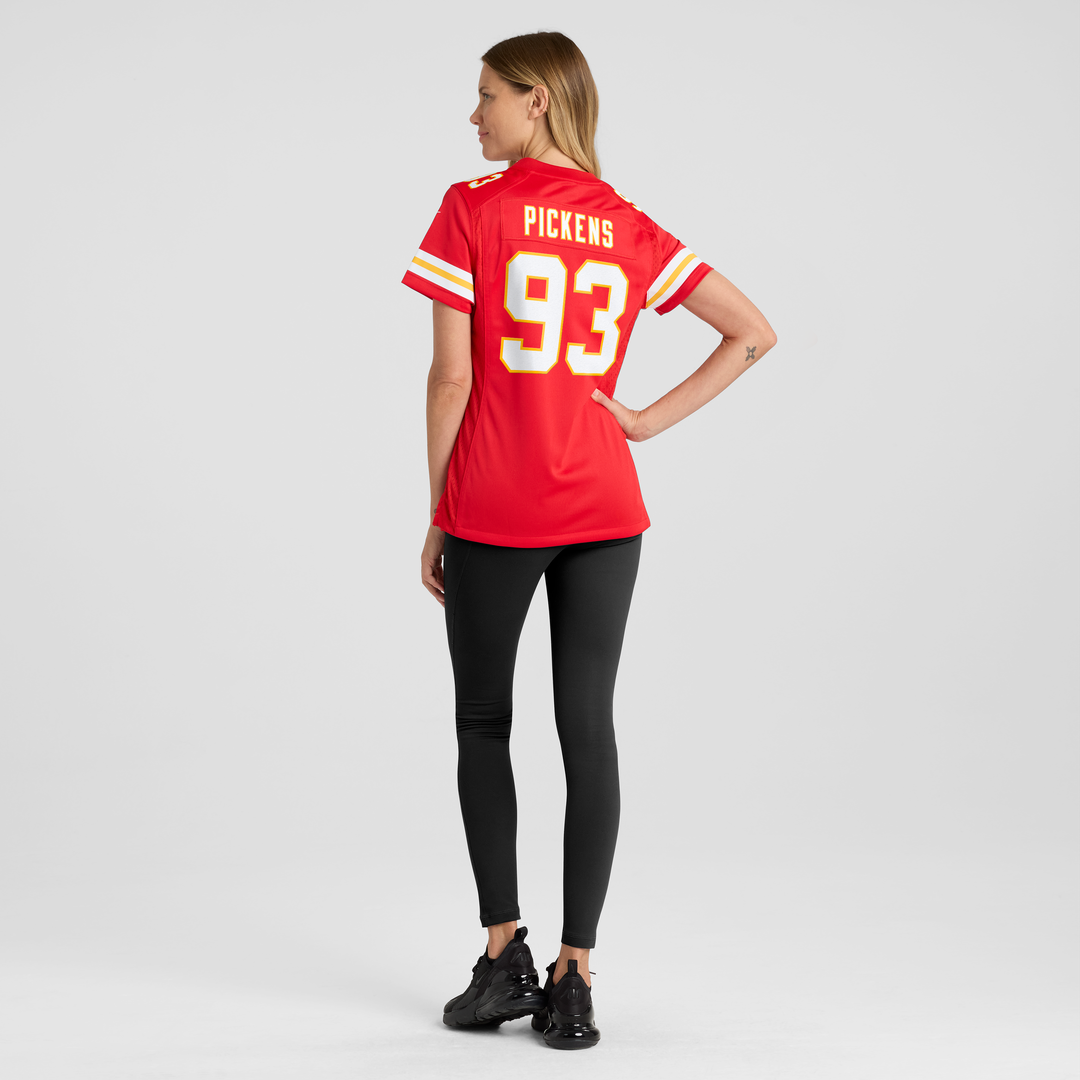 Zacch Pickens Kansas City Chiefs Nike Women's Team Game Jersey - Red Official NFL Team Apparel Football Fan Gear