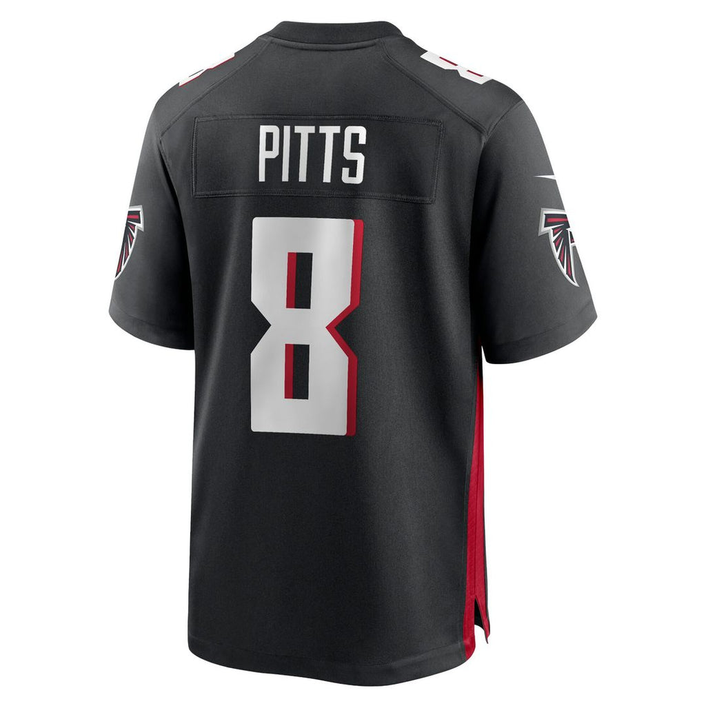 Kyle Pitts Sr. Atlanta Falcons Nike Youth Game Jersey - Black Official NFL Team Apparel Football Fan Gear