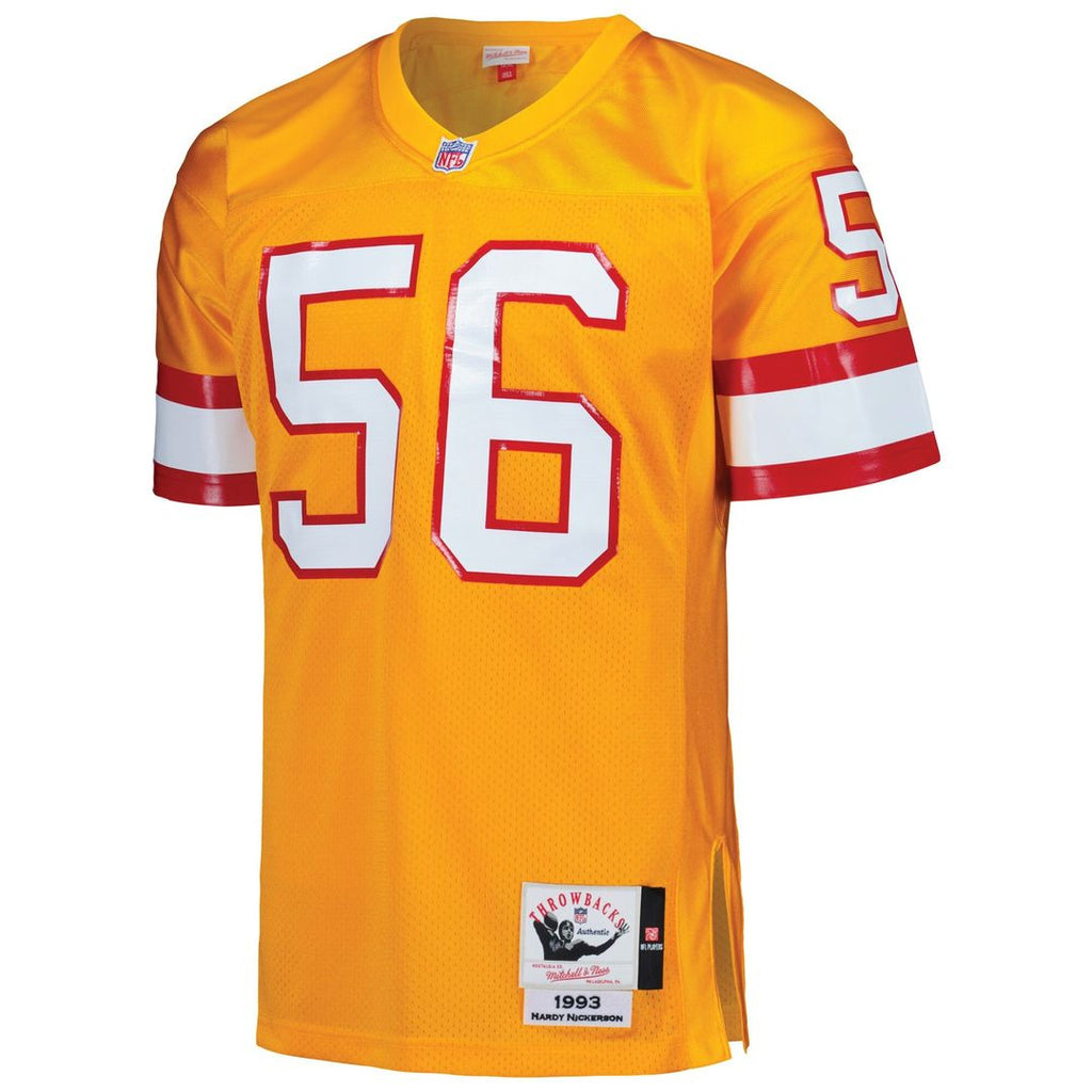 Hardy Nickerson Tampa Bay Buccaneers 1993 Mitchell & Ness Authentic Throwback Retired Player Jersey - Orange Official NFL Team Apparel Football Fan Ge