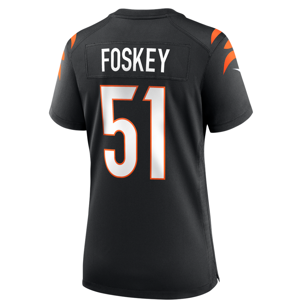 Isaiah Foskey Cincinnati Bengals Nike Women's Team Game Jersey - Black Official NFL Team Apparel Football Fan Gear