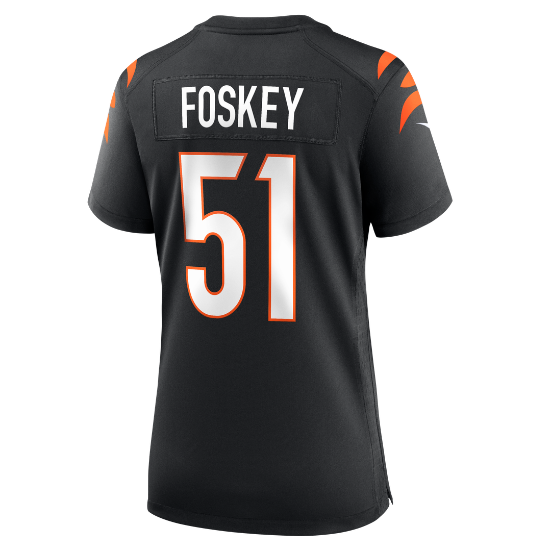 Isaiah Foskey Cincinnati Bengals Nike Women's Team Game Jersey - Black Official NFL Team Apparel Football Fan Gear