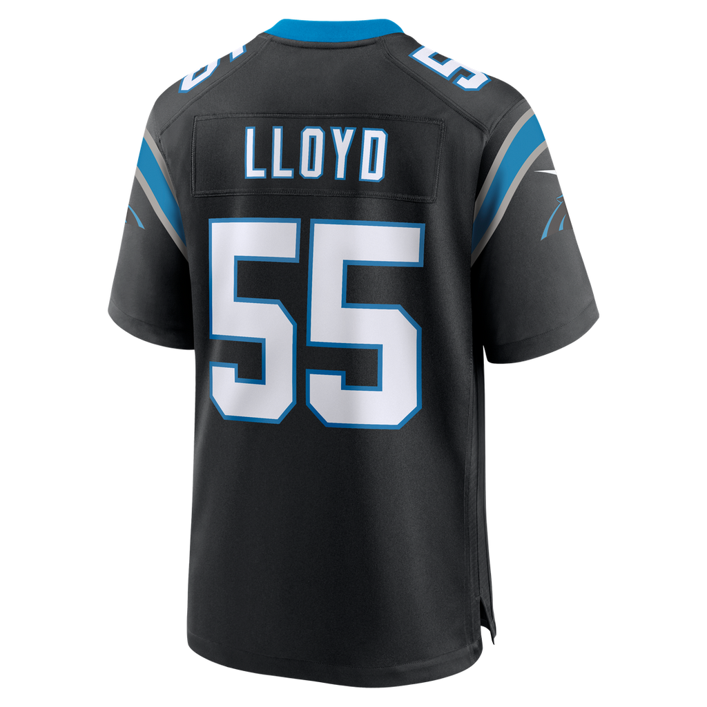 Devin Lloyd Carolina Panthers Nike Team Game Jersey - Black Official NFL Team Apparel Football Fan Gear