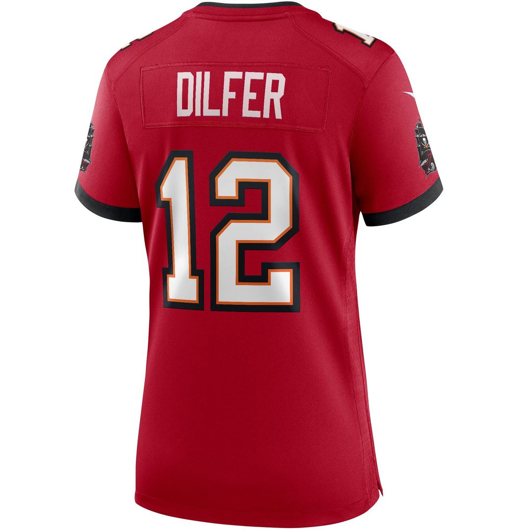 Trent Dilfer Tampa Bay Buccaneers Nike Women's Game Retired Player Jersey - Red Official NFL Team Apparel Football Fan Gear