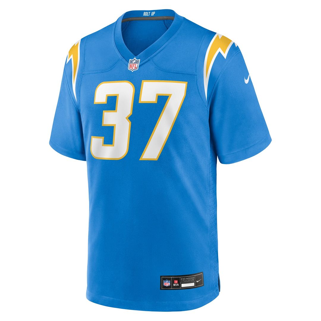 Isas Waxter Los Angeles Chargers Nike Team Game Jersey - Powder Blue Official NFL Team Apparel Football Fan Gear
