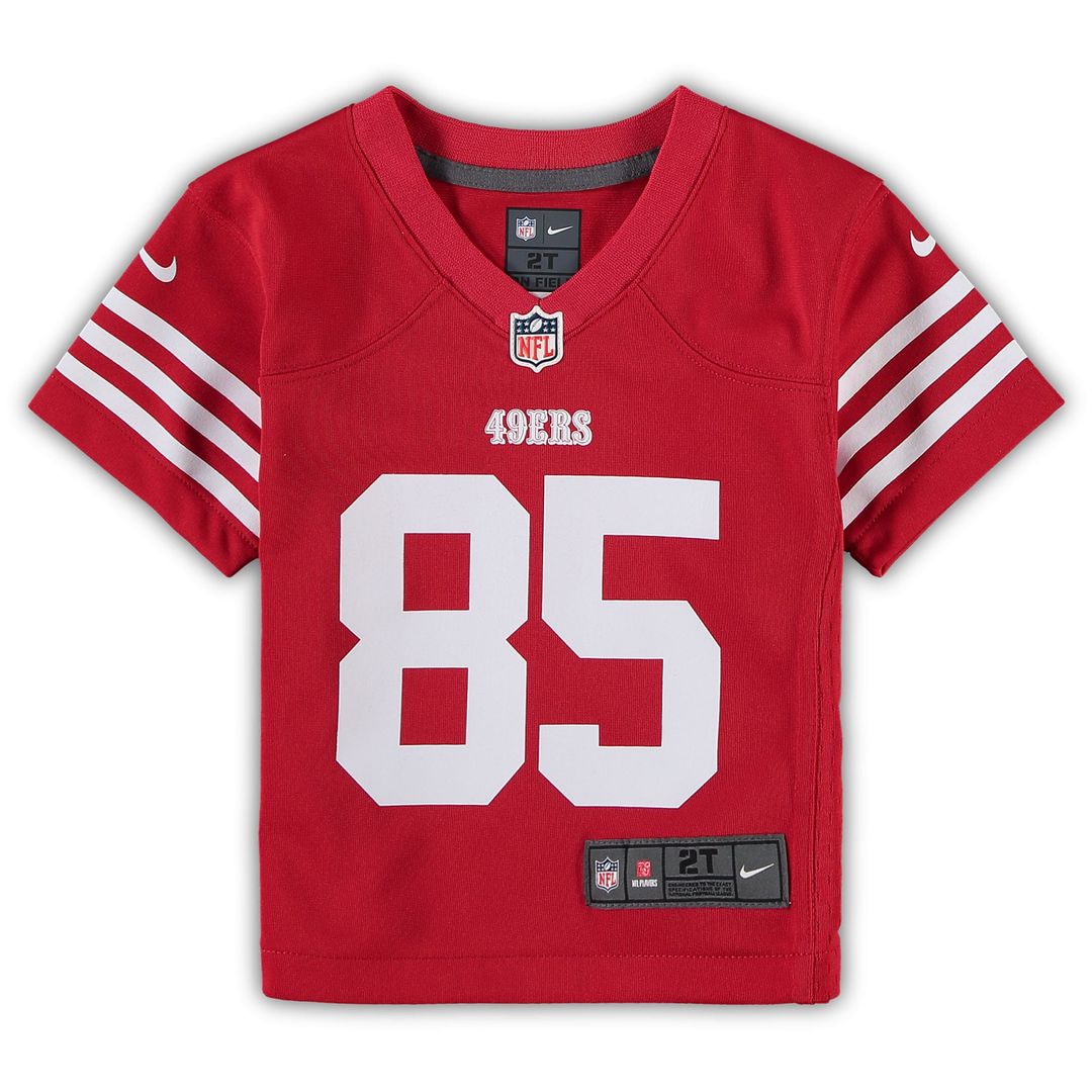 George Kittle San Francisco 49ers Nike Toddler Game Jersey - Scarlet Official NFL Team Apparel Football Fan Gear