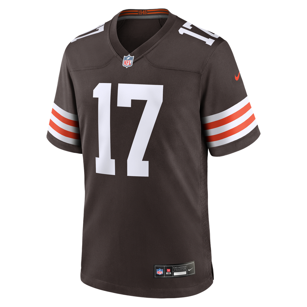 Jerome Baker Cleveland Browns Nike Team Game Jersey - Brown Official NFL Team Apparel Football Fan Gear