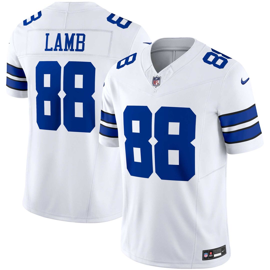 CeeDee Lamb Dallas Cowboys Nike Vapor F.U.S.E. Limited Jersey - White Official NFL Team Apparel Football Fan Gear