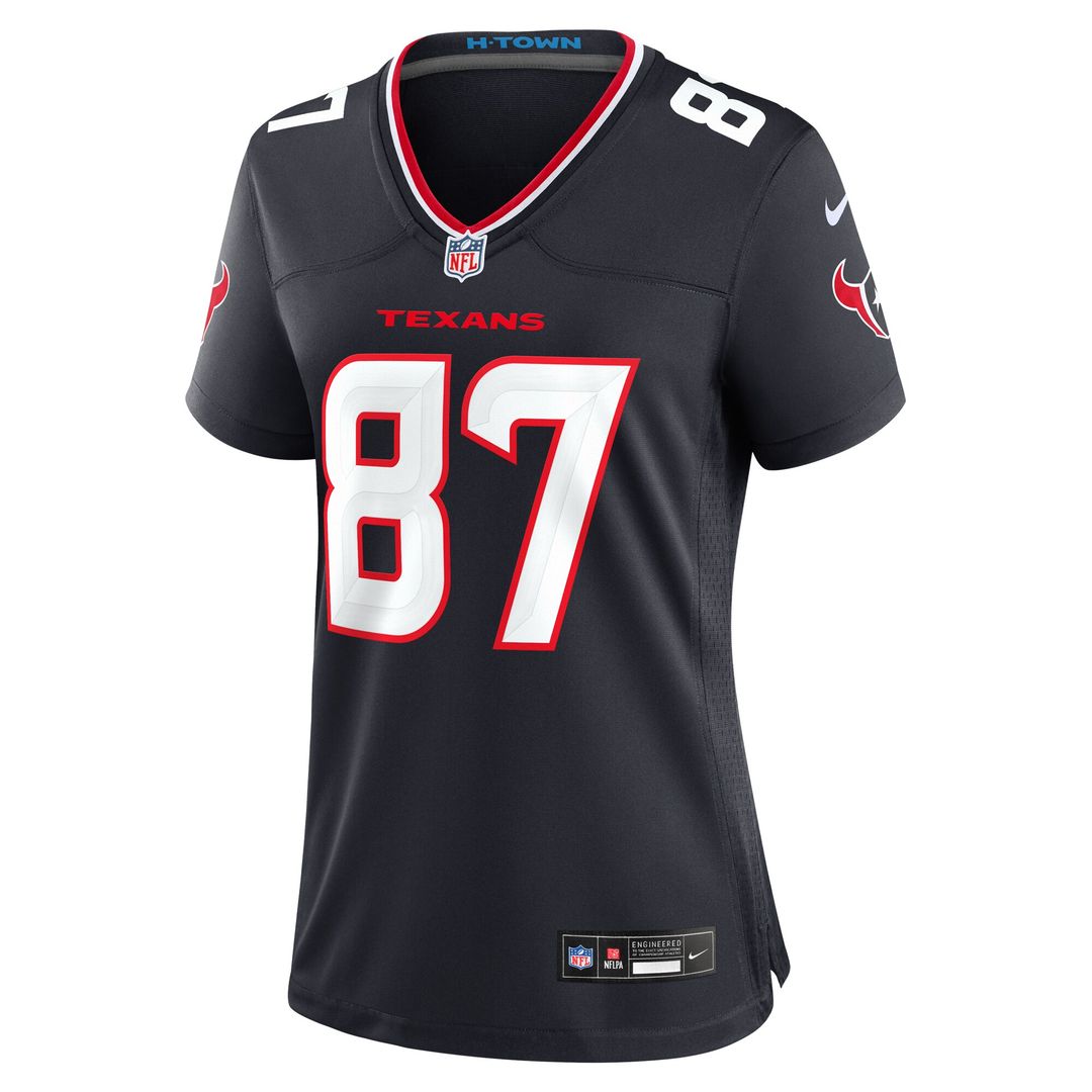 Cade Stover Houston Texans Nike Women's Game Jersey - Navy Official NFL Team Apparel Football Fan Gear