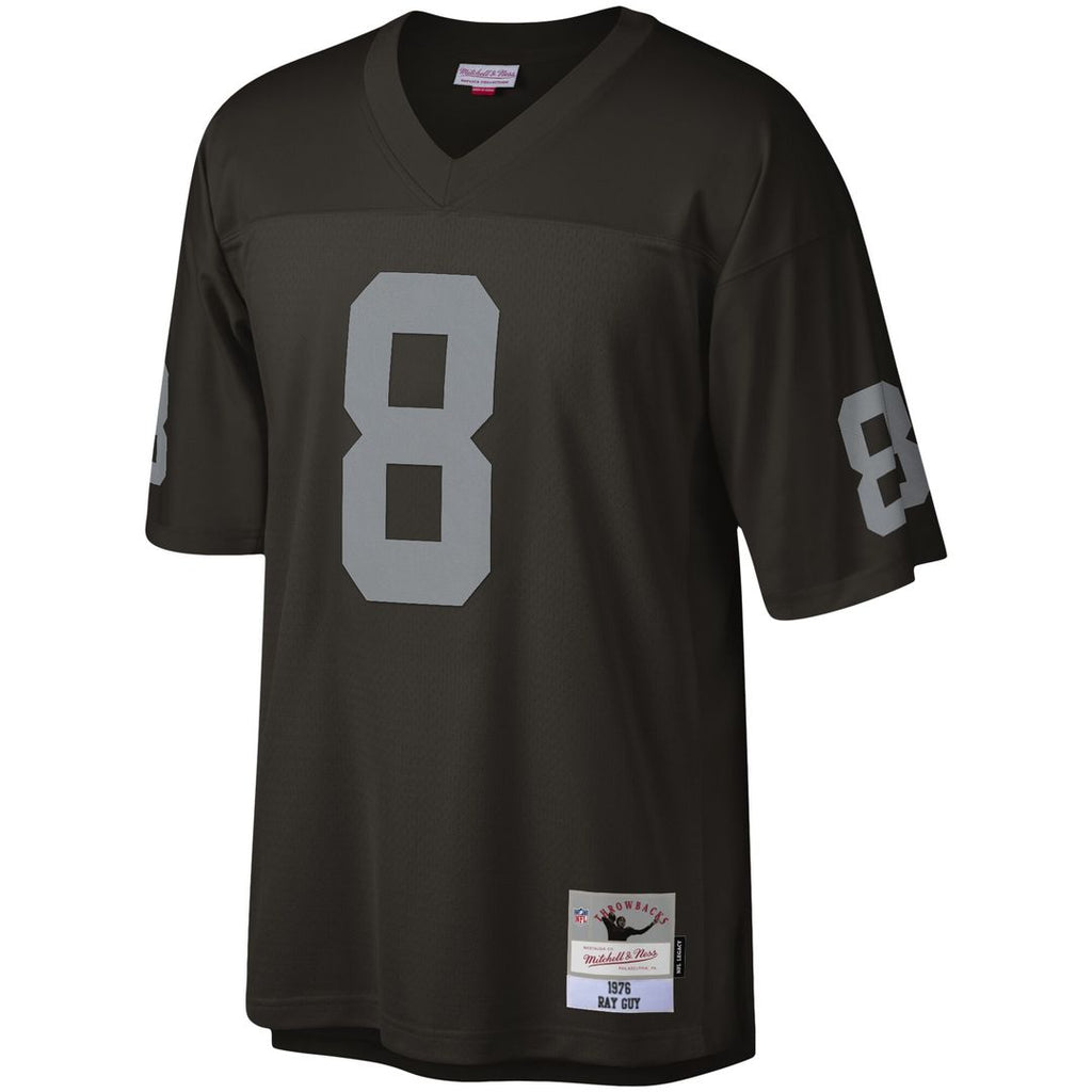 Ray Guy Las Vegas Raiders Mitchell & Ness Legacy Replica Jersey - Black Official NFL Team Apparel Football Fan Gear