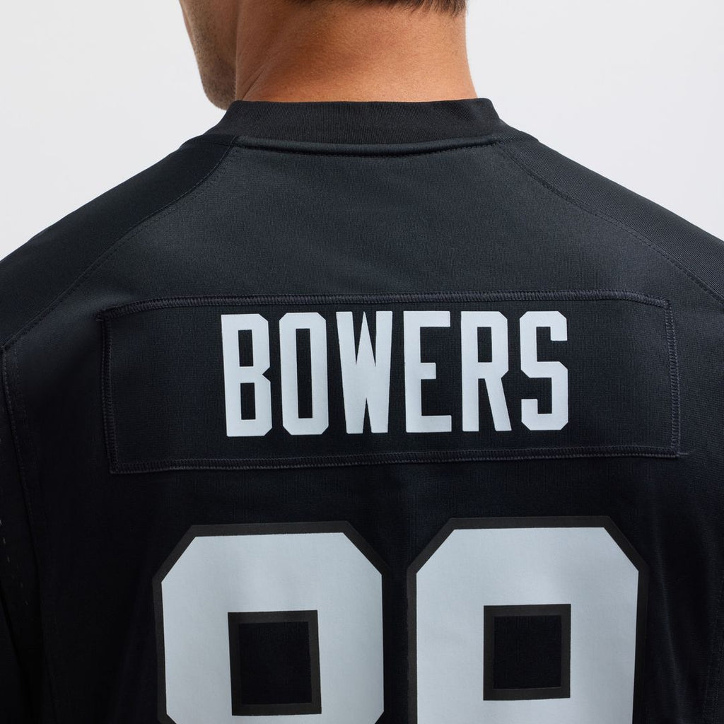 Brock Bowers Las Vegas Raiders Nike Game Jersey - White Official NFL Team Apparel Football Fan Gear