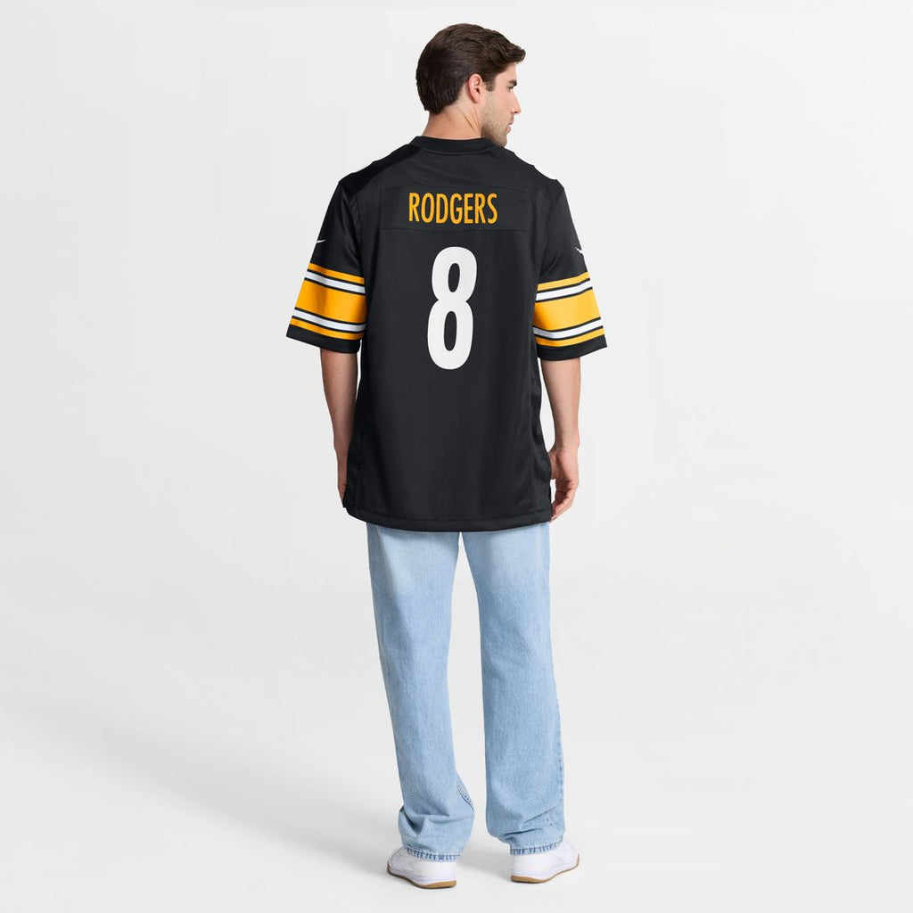 Aaron Rodgers Pittsburgh Steelers Nike Game Jersey - White Official NFL Team Apparel Football Fan Gear