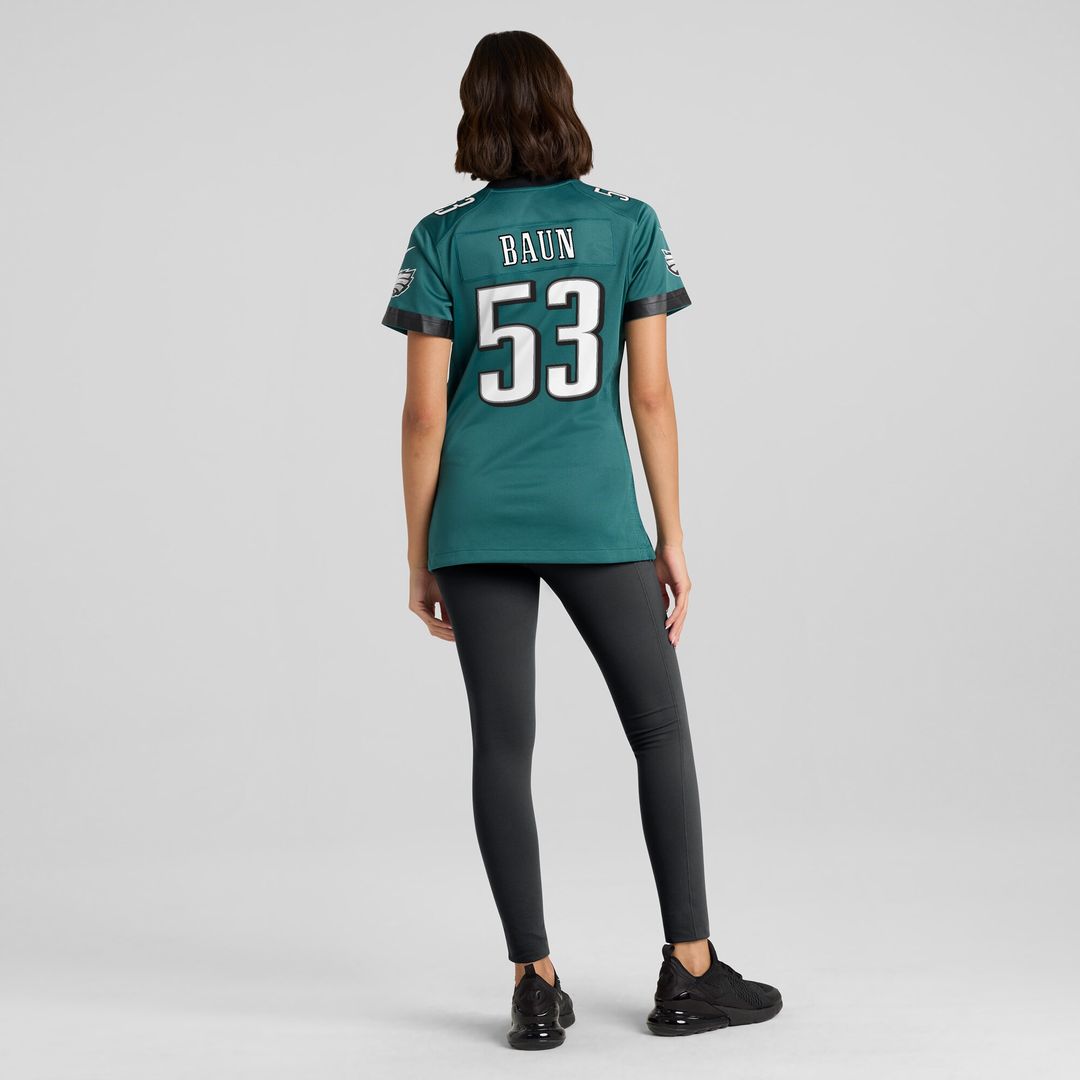 Zack Baun Philadelphia Eagles Nike Women's Game Jersey - Midnight Green Official NFL Team Apparel Football Fan Gear