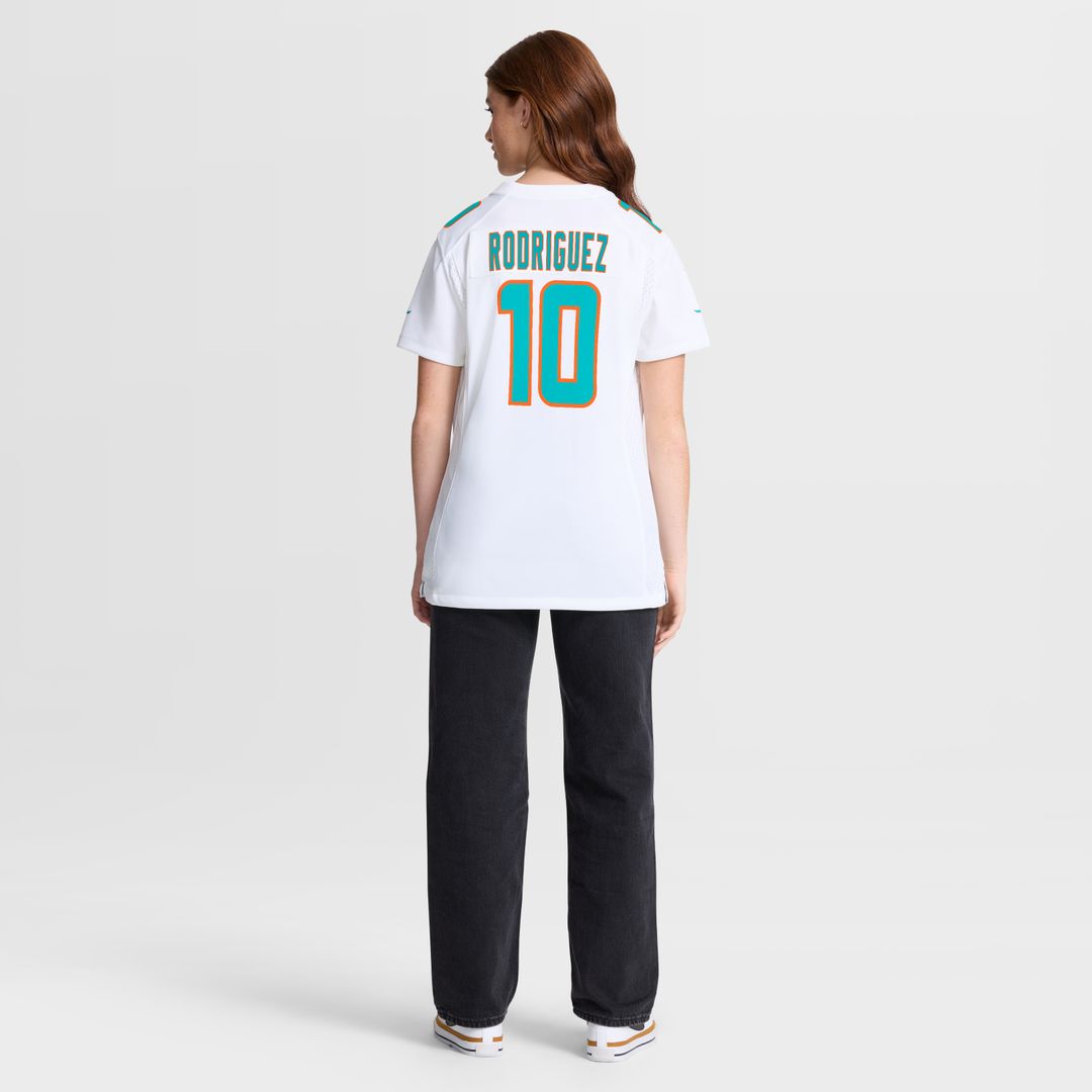 Jacob Rodriguez Miami Dolphins Nike Women's Game Jersey - White Official NFL Team Apparel Football Fan Gear