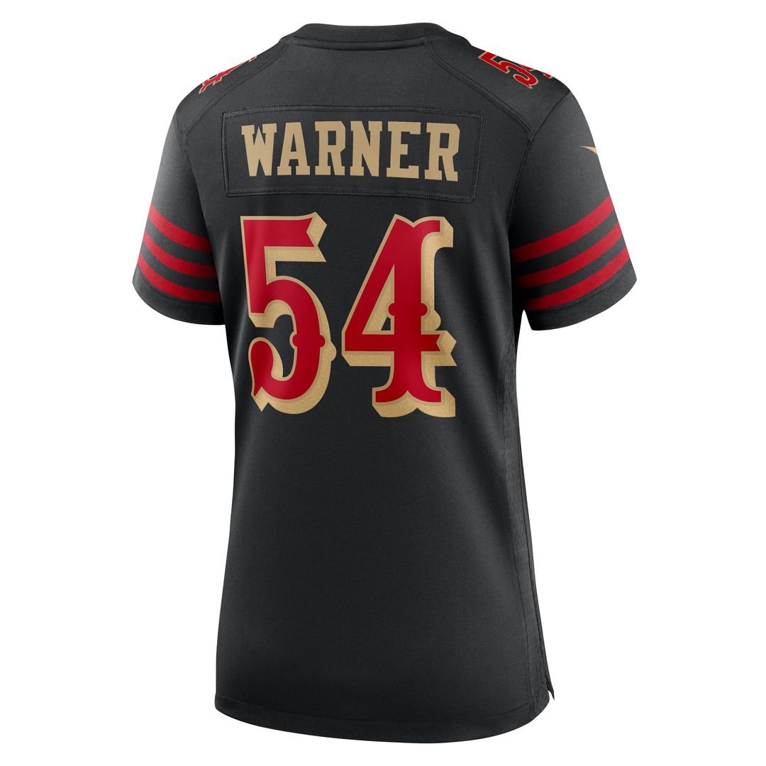 Fred Warner San Francisco 49ers Nike Women's 2025 Rivalries Collection Game Jersey - Black Official NFL Team Apparel Football Fan Gear