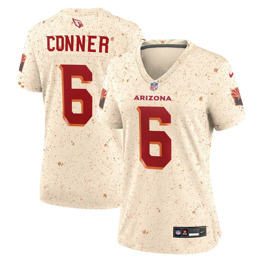 James Conner Arizona Cardinals Nike Women's 2025 Rivalries Collection Game Jersey - Natural Official NFL Team Apparel Football Fan Gear