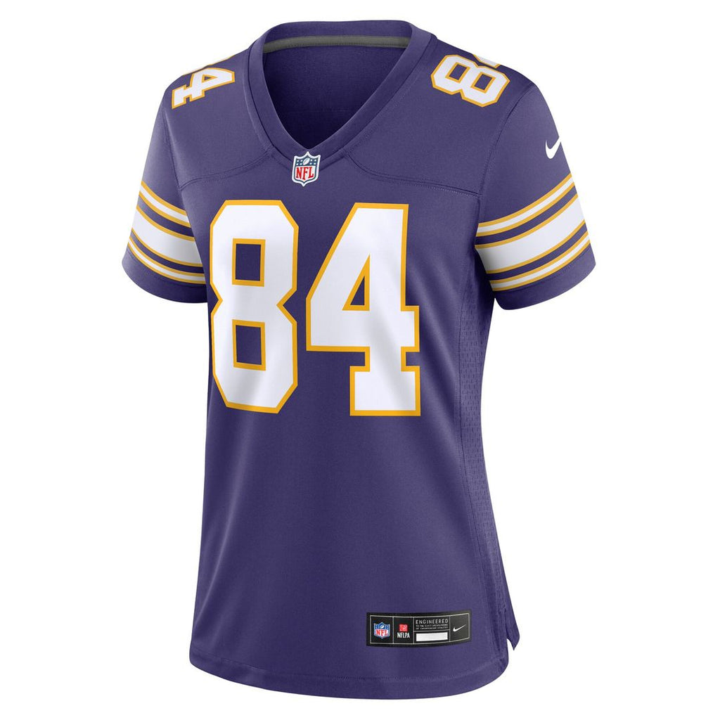 Randy Moss Minnesota Vikings Nike Women's Classic Retired Player Game Jersey - Purple Official NFL Team Apparel Football Fan Gear