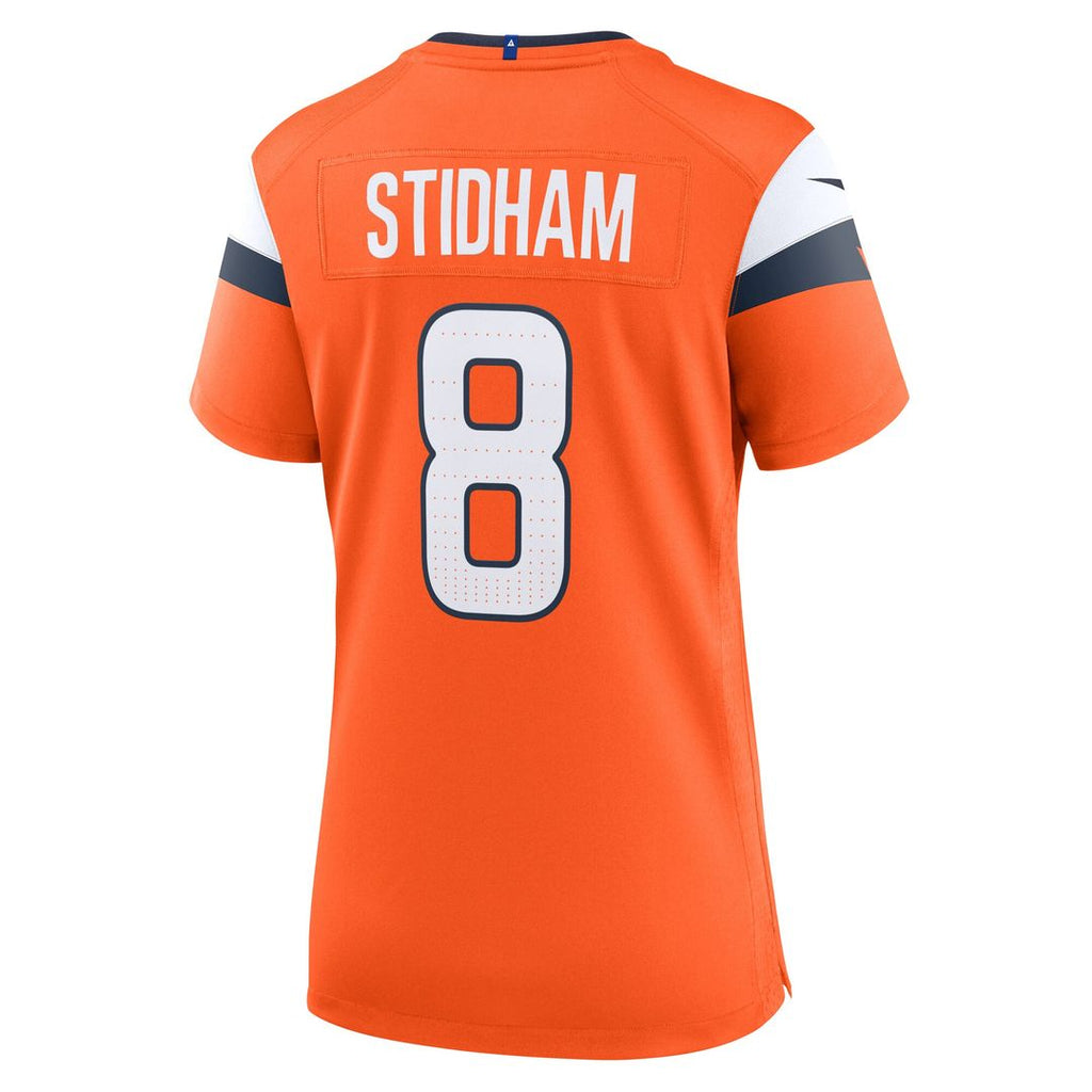 Jarrett Stidham Denver Broncos Nike Women's Team Game Jersey - Orange Official NFL Team Apparel Football Fan Gear