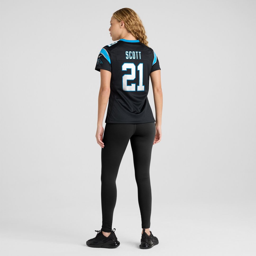 Nick Scott Carolina Panthers Nike Women's Game Jersey - Black Official NFL Team Apparel Football Fan Gear