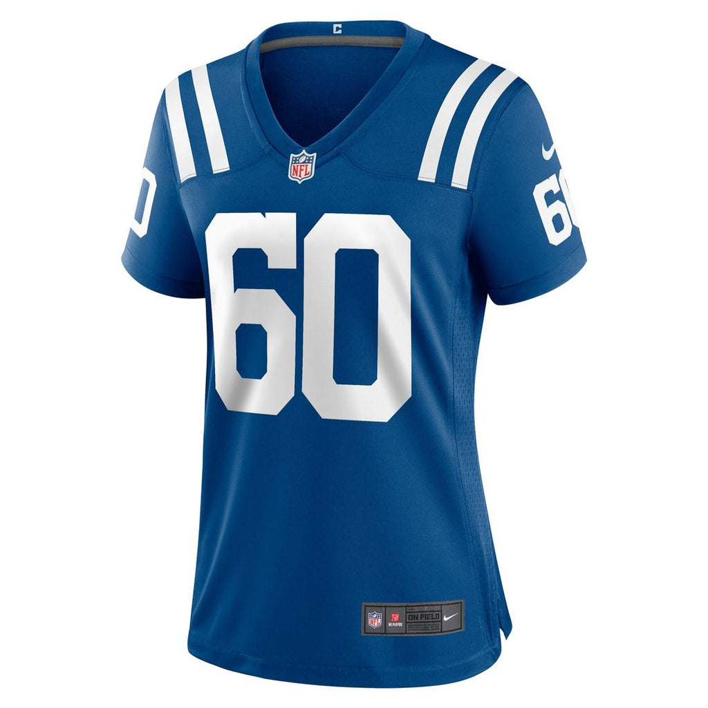 Tanor Bortolini Indianapolis Colts Nike Women's Game Jersey - Royal Official NFL Team Apparel Football Fan Gear