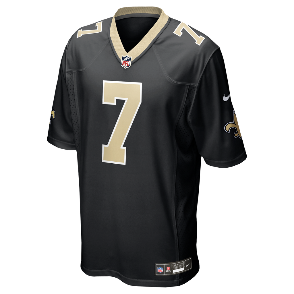Taysom Hill New Orleans Saints Nike Game Jersey - Black Official NFL Team Apparel Football Fan Gear