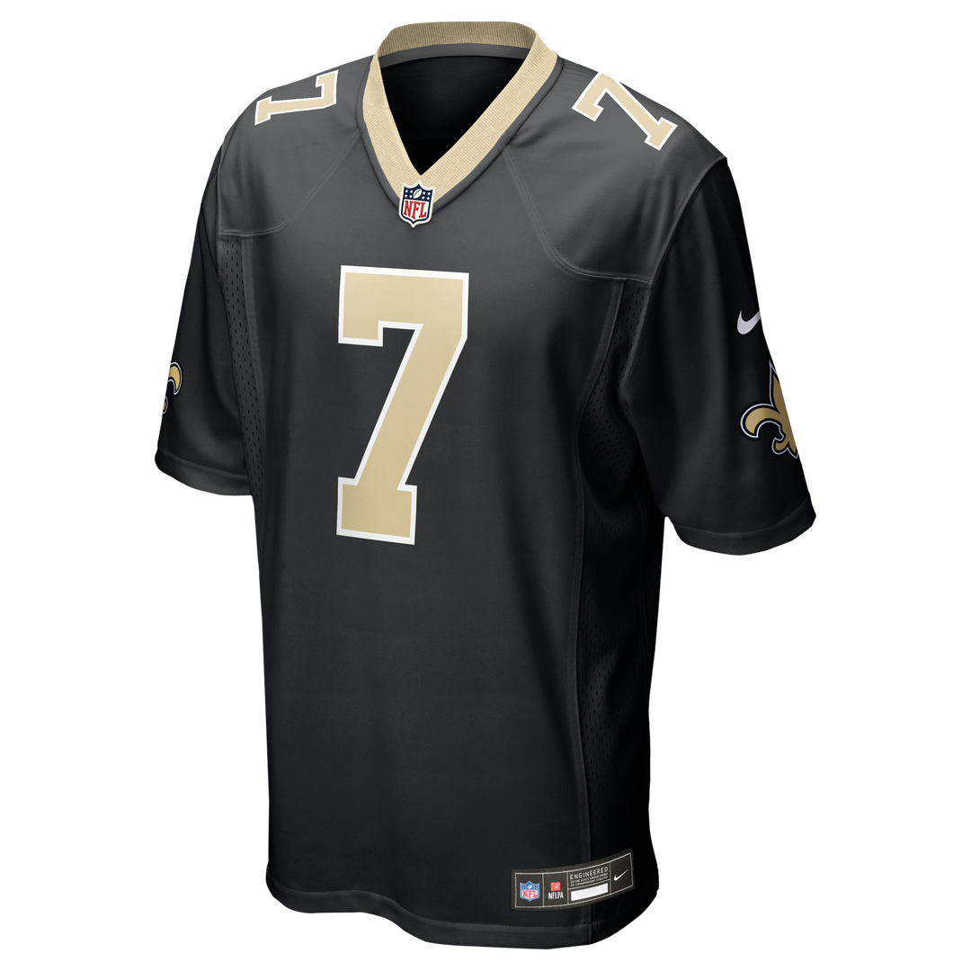 Taysom Hill New Orleans Saints Nike Game Jersey - Black Official NFL Team Apparel Football Fan Gear