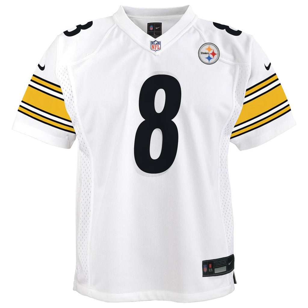Aaron Rodgers Pittsburgh Steelers Nike Youth Game Jersey – White Official NFL Team Apparel Football Fan Gear