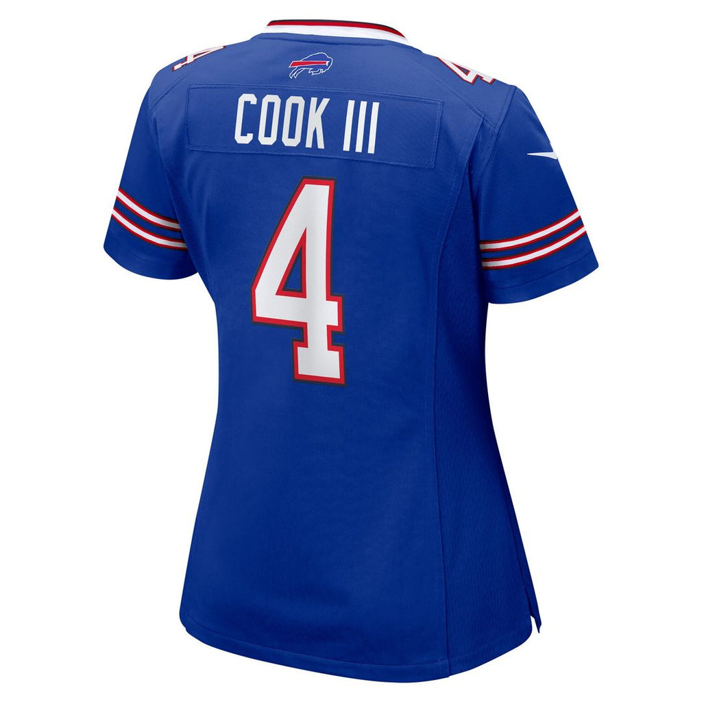 James Cook III Buffalo Bills Nike Women's Team Game Jersey - Royal Official NFL Team Apparel Football Fan Gear