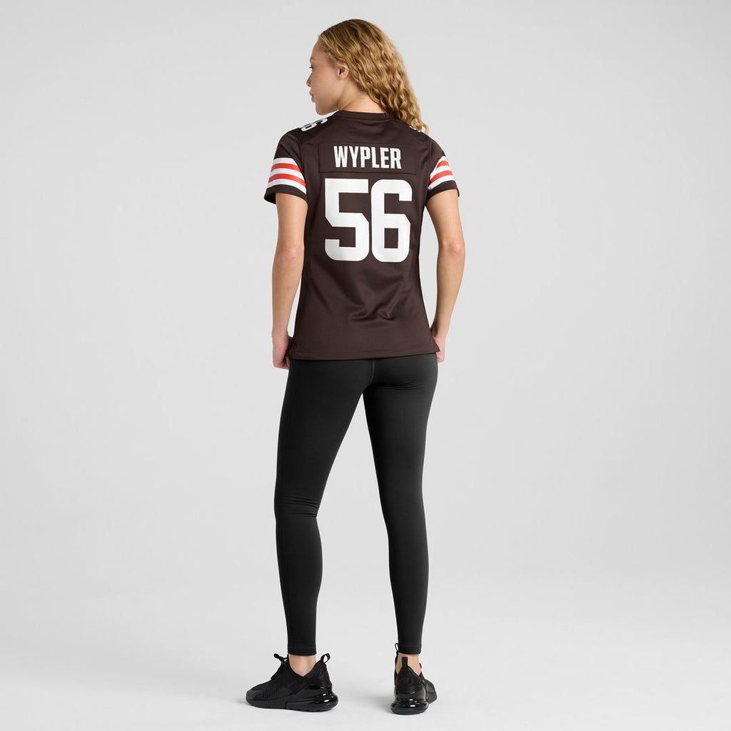Luke Wypler Cleveland Browns Nike Women's Team Game Jersey - Brown Official NFL Team Apparel Football Fan Gear