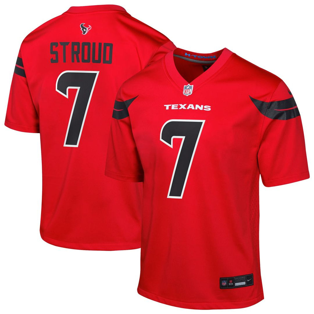 C.J. Stroud Houston Texans Nike Youth Game Jersey - Red Official NFL Team Apparel Football Fan Gear