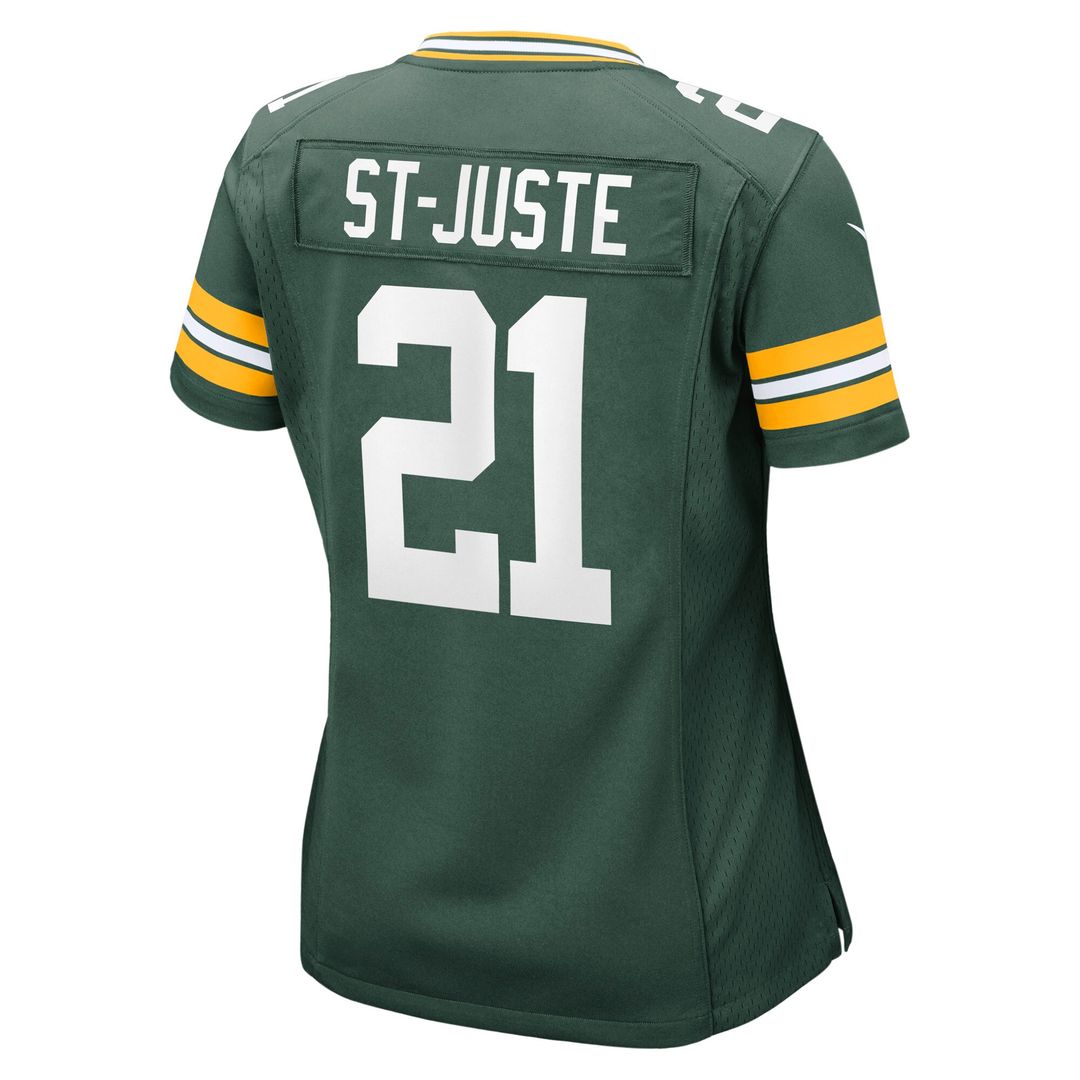 Benjamin St-Juste Green Bay Packers Nike Women's Team Game Jersey - Green Official NFL Team Apparel Football Fan Gear