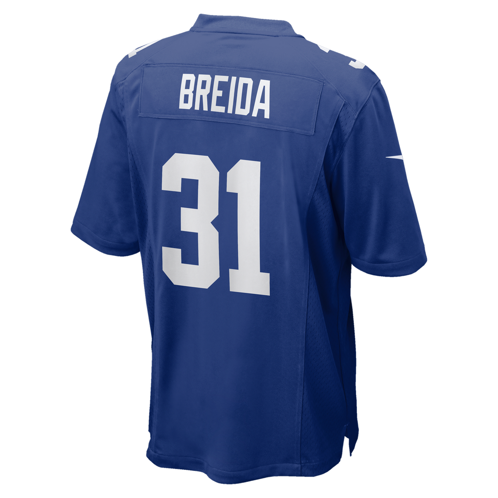Matt Breida New York Giants Nike Game Jersey - Royal Official NFL Team Apparel Football Fan Gear