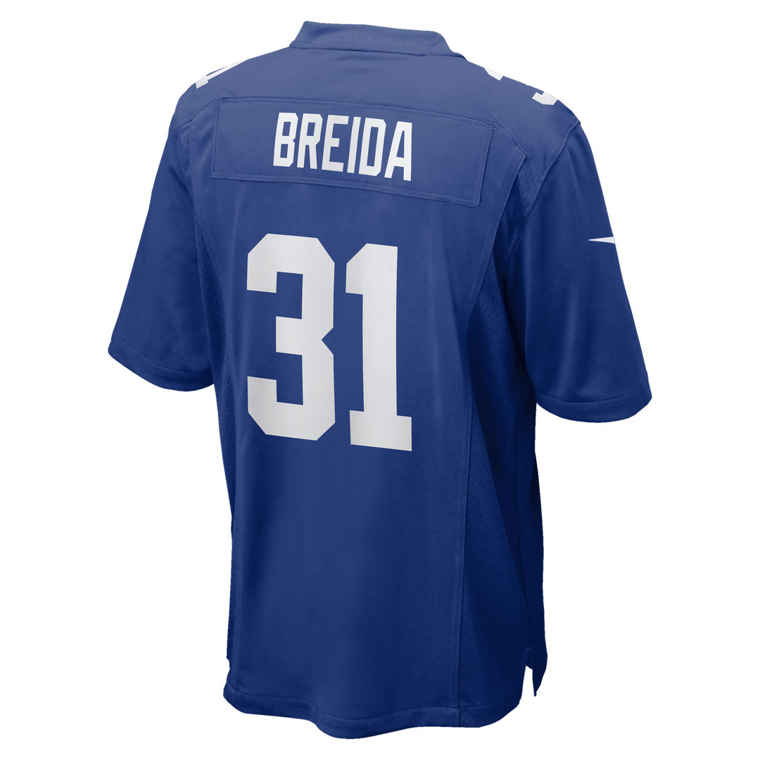 Matt Breida New York Giants Nike Game Jersey - Royal Official NFL Team Apparel Football Fan Gear