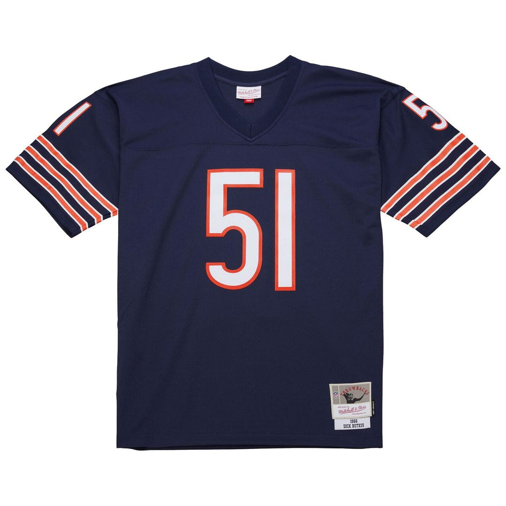 Dick Butkus Chicago Bears Mitchell & Ness Legacy Replica Jersey - Navy Official NFL Team Apparel Football Fan Gear