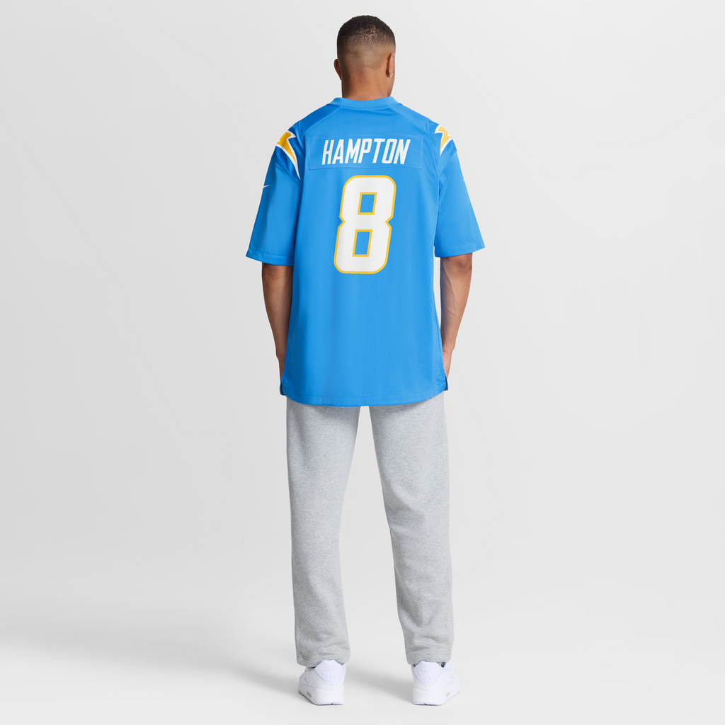 Omarion Hampton Los Angeles Chargers Nike Alternate Charger Power Game Player Jersey - Gold Official NFL Team Apparel Football Fan Gear