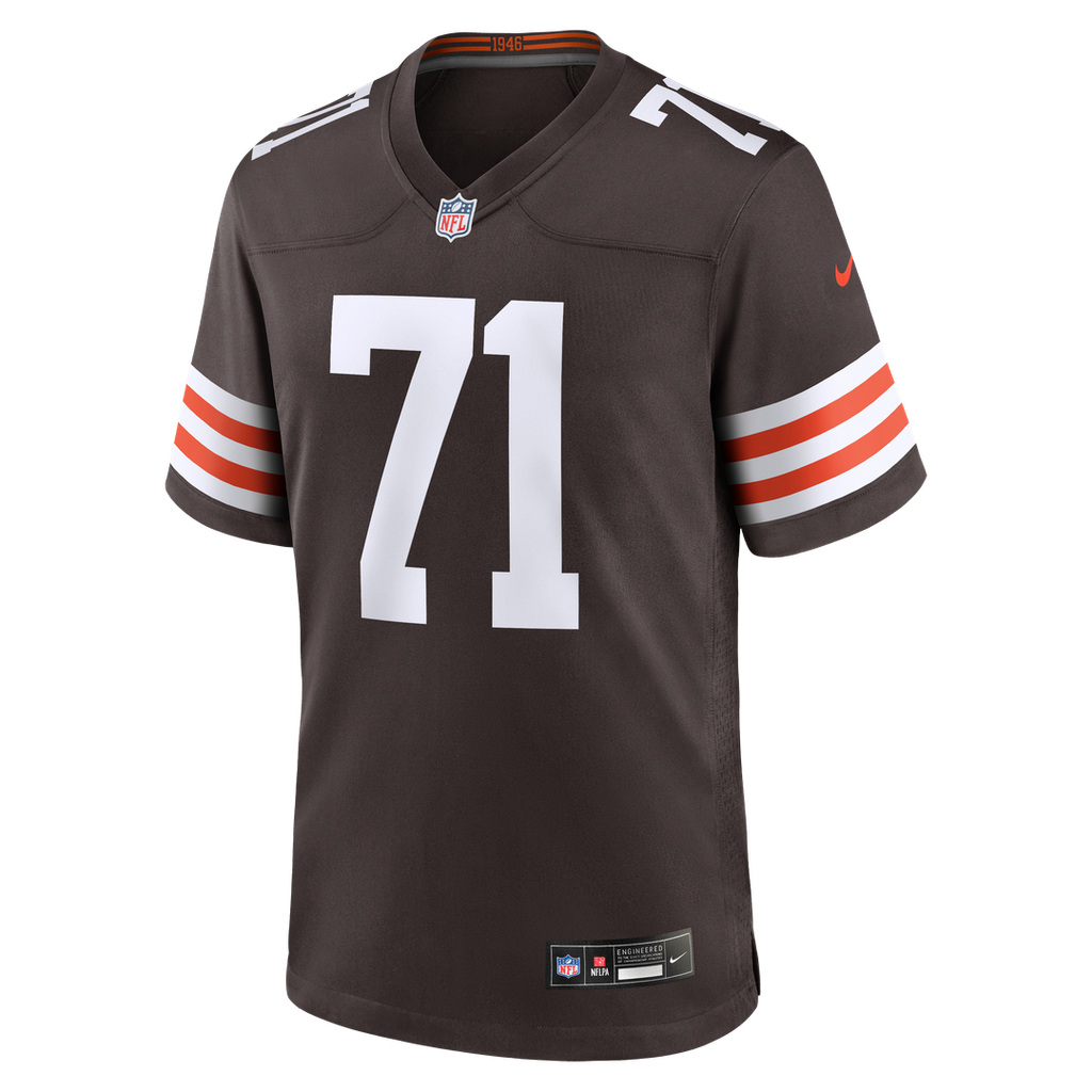 Cornelius Lucas Cleveland Browns Nike Team Game Jersey - Brown Official NFL Team Apparel Football Fan Gear