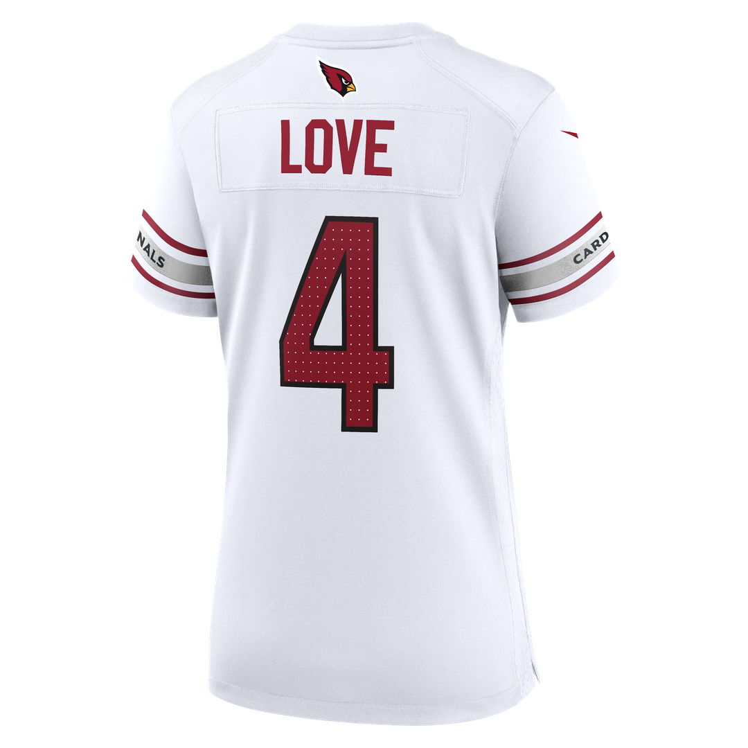 Jeremiyah Love Arizona Cardinals Nike Women's Game Jersey - White Official NFL Team Apparel Football Fan Gear