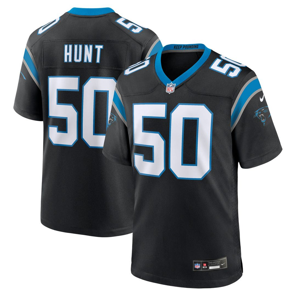 Robert Hunt Carolina Panthers Nike Game Jersey - Black Official NFL Team Apparel Football Fan Gear
