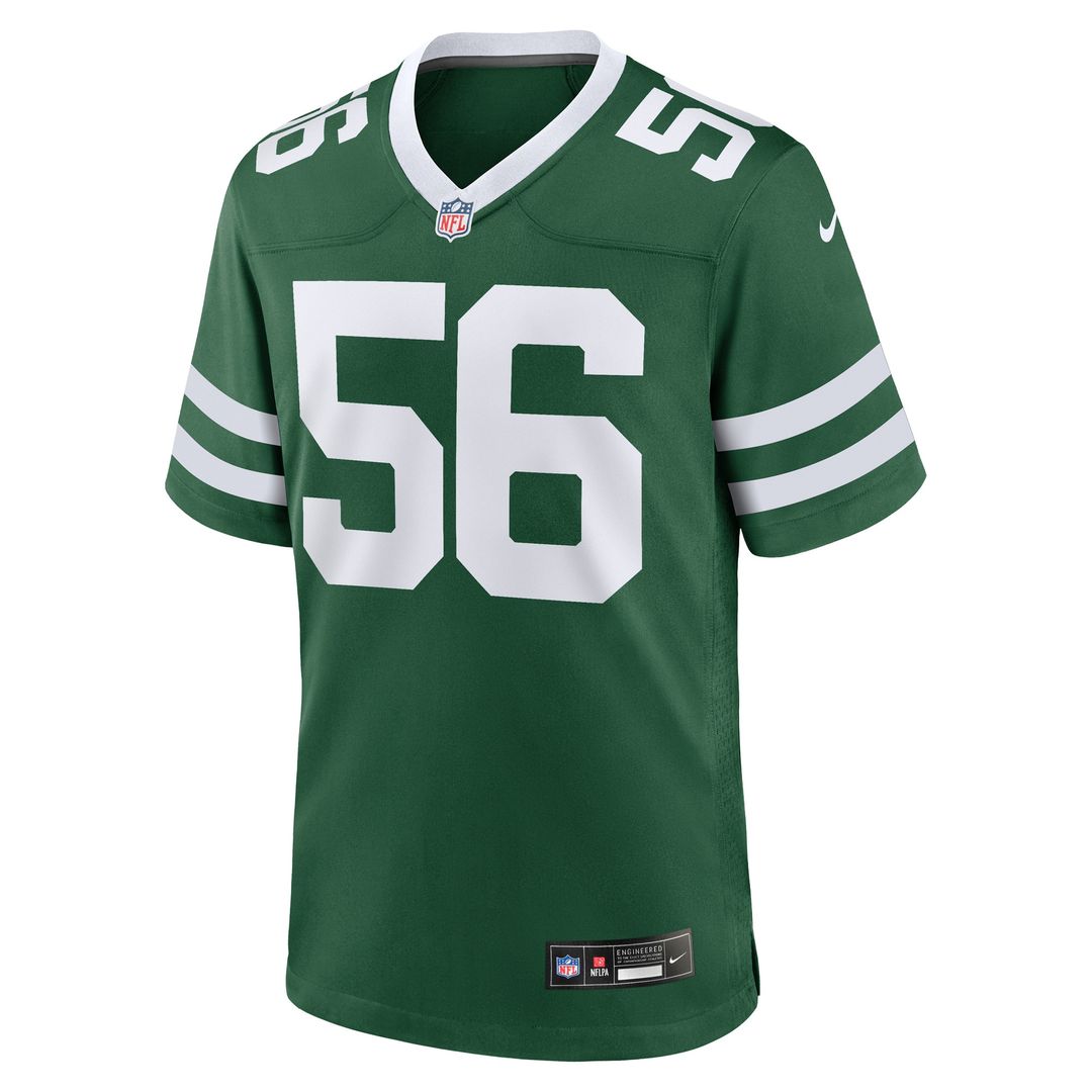 Quincy Williams New York Jets Nike Game Player Jersey – Legacy Green Official NFL Team Apparel Football Fan Gear