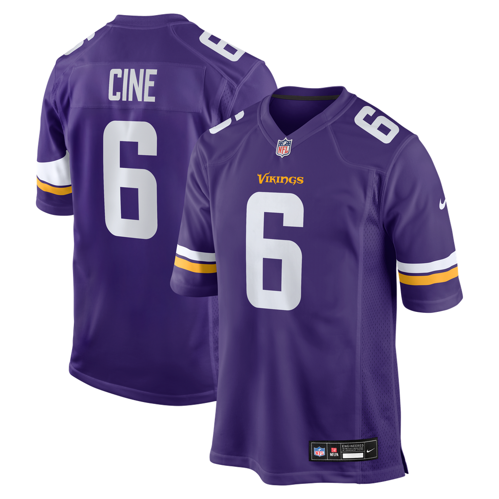 Lewis Cine Minnesota Vikings Nike Game Player Jersey - Purple Official NFL Team Apparel Football Fan Gear