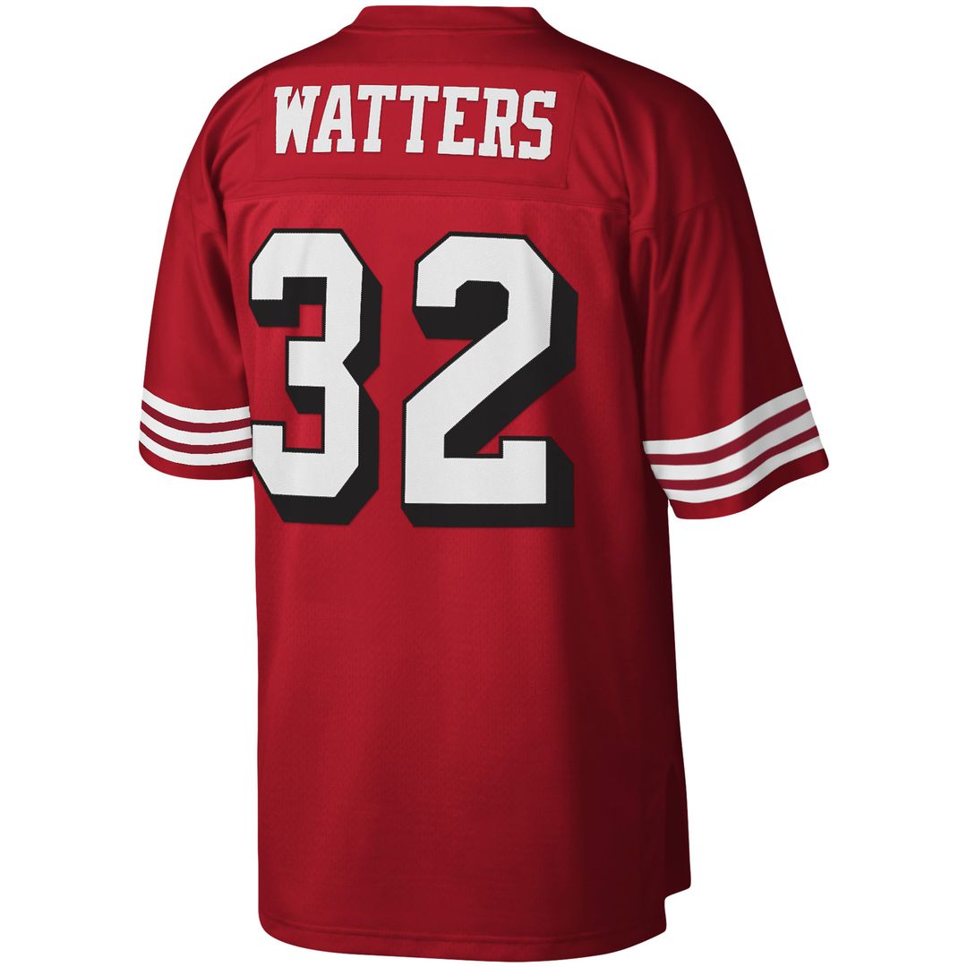 Ricky Watters San Francisco 49ers Mitchell & Ness Legacy Replica Jersey - White Official NFL Team Apparel Football Fan Gear