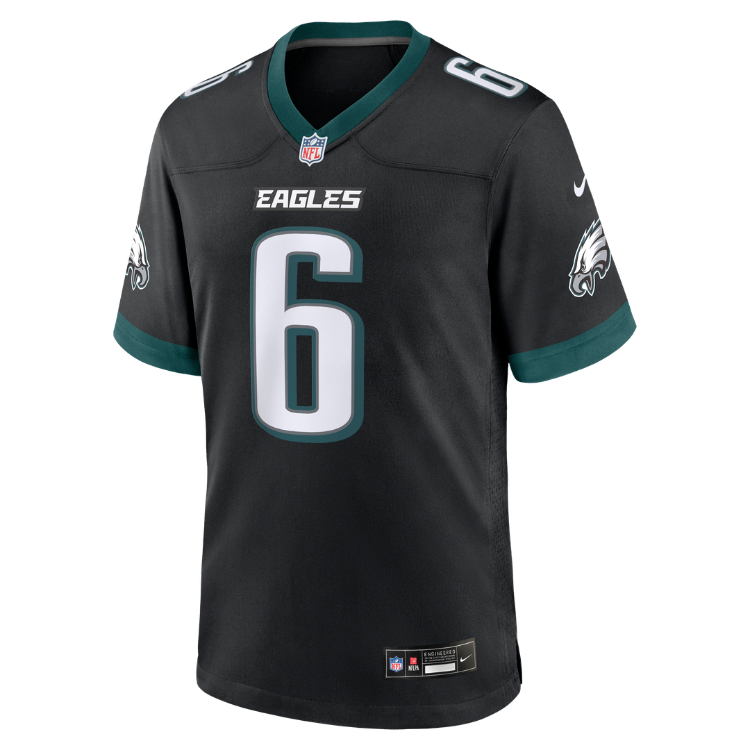 DeVonta Smith Philadelphia Eagles Nike Team Game Jersey - Midnight Green Official NFL Team Apparel Football Fan Gear