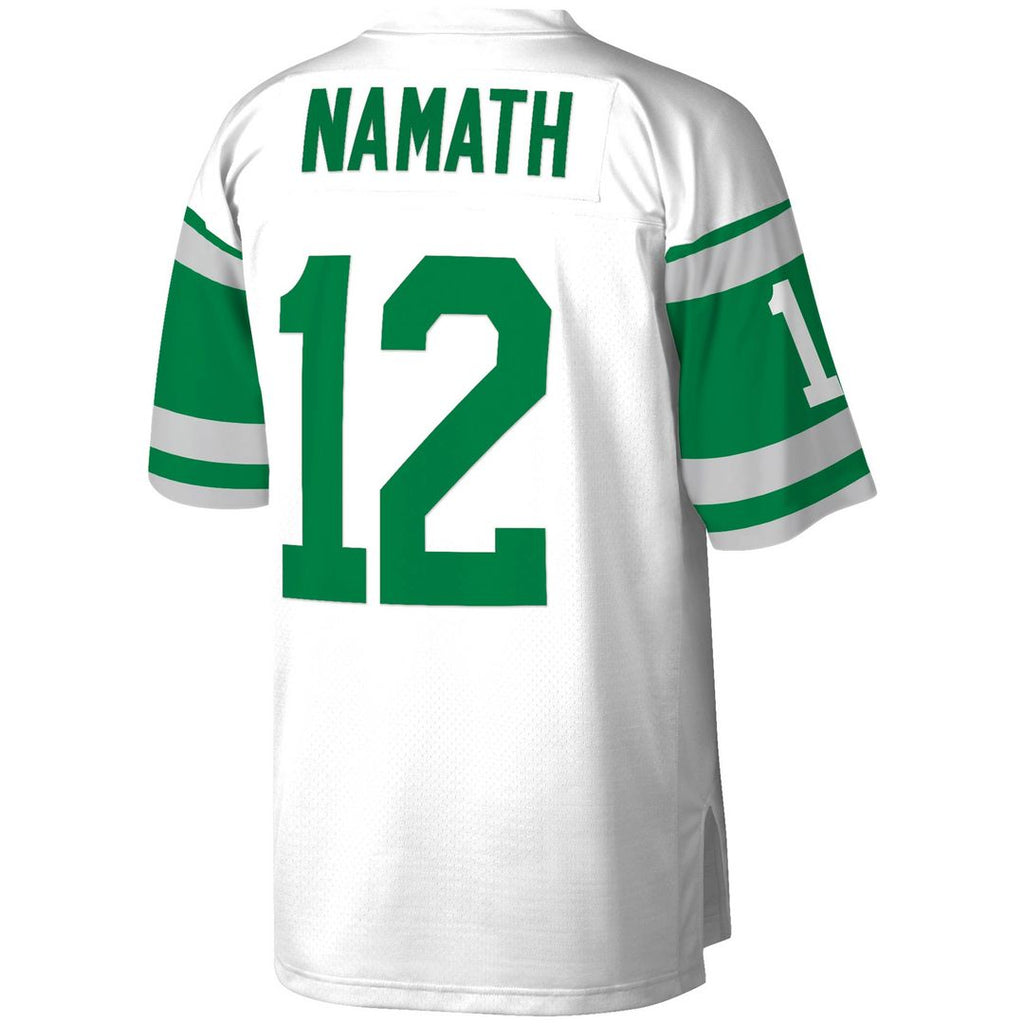 Joe Namath New York Jets Mitchell & Ness Legacy Replica Jersey - Kelly Green Official NFL Team Apparel Football Fan Gear