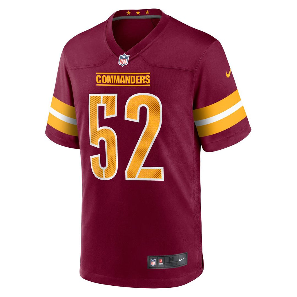 Jamin Davis Washington Commanders Nike Player Game Jersey - Burgundy Official NFL Team Apparel Football Fan Gear