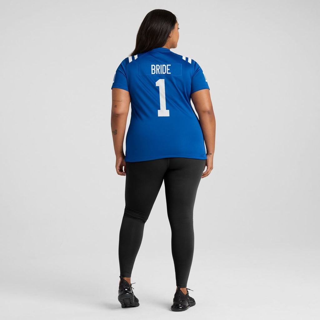 Number 1 Bride Indianapolis Colts Nike Women's Game Jersey - Royal Official NFL Team Apparel Football Fan Gear