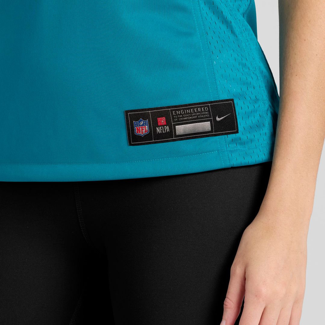 Josh Hines-Allen Jacksonville Jaguars Nike Women's Player Game Jersey - Teal Official NFL Team Apparel Football Fan Gear