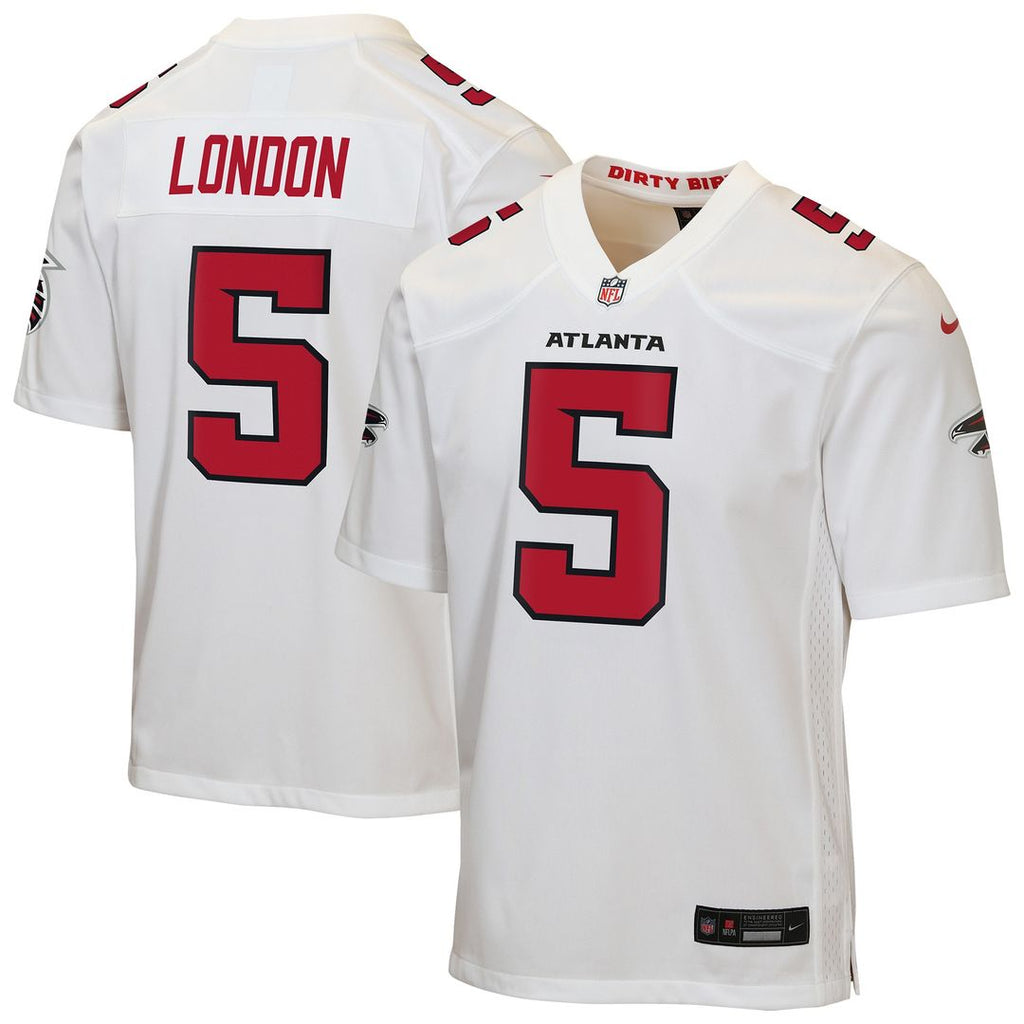 Drake London Atlanta Falcons Nike Youth Game Jersey - White Official NFL Team Apparel Football Fan Gear