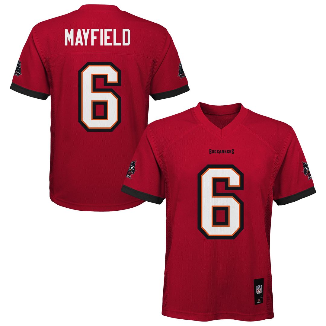 Baker Mayfield Tampa Bay Buccaneers Outerstuff Preschool Replica Player Jersey - Red Official NFL Team Apparel Football Fan Gear